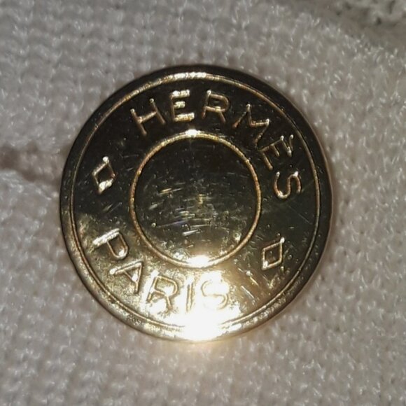 NEW Hermes "Chantilly" silk cardigan sweater blouse--extremely rare piece - Picture 3 of 9